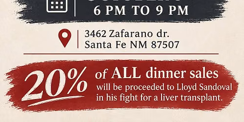 Fundraiser for the Benefit of Our Loyal Customer Lloyd Sandoval