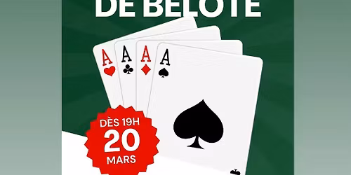 Concours de Belote \u2660\ufe0f\u2666\ufe0f