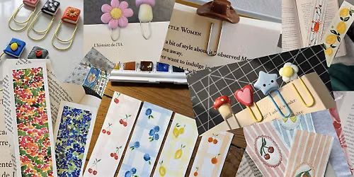 DIY Bookmarks & Clay Bookclips with Lunar