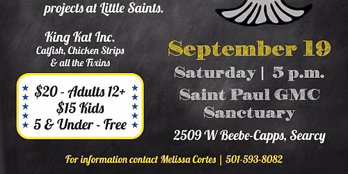 Little Saints 2nd Annual Fish Fry & Auction
