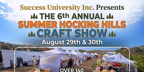 The 6th Annual Summer Hocking Hills Craft Show