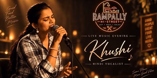 An evening of soulful Hindi melodies with Khushi