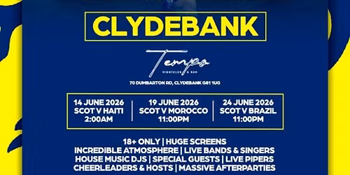 Tartan Army Zone: Scotland Vs Brazil (Clydebank)