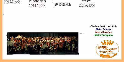 Cantar gospel ,musicales y m\u00fasica moderna gratis