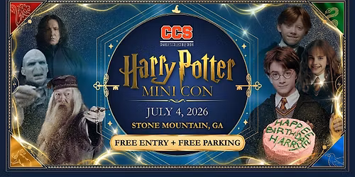 CCS Harry Potter Celebration Mini Con