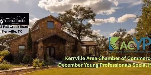 KACYP Social Hour - Monday, Dec 1st - Hosted at the Turtle Creek Vineyard
