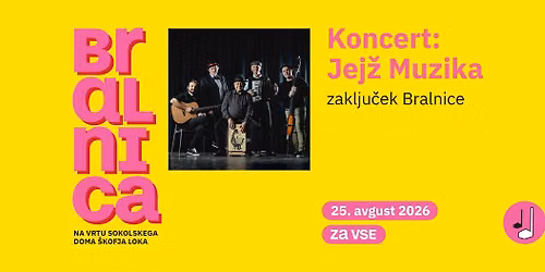 Koncert: Jej\u017e Muzika - zaklju\u010dek Bralnice