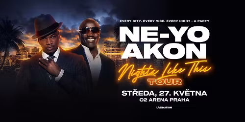 Ne-Yo & Akon Prague Tickets