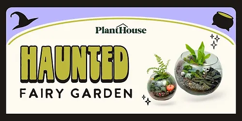 Haunted Fairy Garden Terrarium Workshop