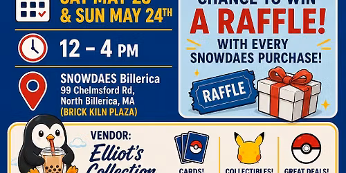Snowdaes (Billerica) Pokemon Pop Up