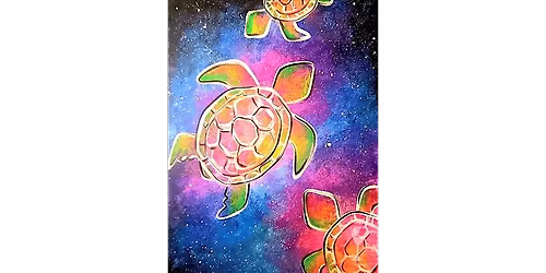 Colorful Galactic Turtles - Paint and Sip in New Braunfels | Classpop!\u2122