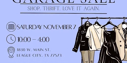 UPSCALE GARAGE SALE: A THRIFTING EVENT