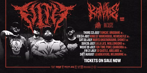 FILTH (US) AUS TOUR - SYDNEY 25 JULY (AA)