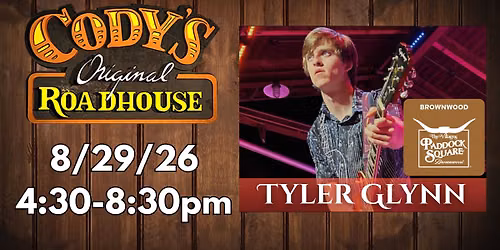 Tyler Glynn - Live at Cody's in Brownwood Paddock Square