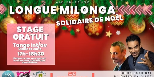 Longue Milonga Solidaire de No\u00ebl