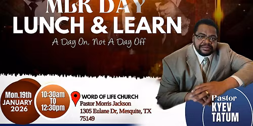 MLK DAY Lunch & Learn