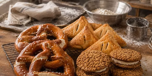 Sourdough Snacks - Soft Pretzels, Apple Turnovers & Oatmeal Cream Pie Cookies \u2014 Florida Academy of Baking