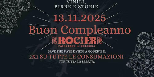 BUON COMPLEANNO THE ROCKER INN