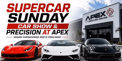 SUPERCAR SUNDAY CAR SHOW & PRECISION AT APEX Where Horsepower Meets Precision