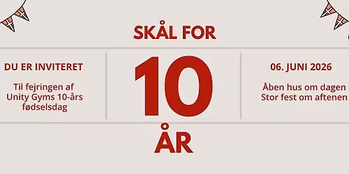 Unity Gym fylder 10 \u00c5r \ud83c\udde9\ud83c\uddf0 \ud83e\udd73