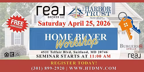 April 25, 2026 Home Buyer Seminar