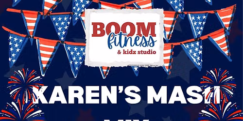 Red, White, and Blue Karen's Mash Mix Fitness Class