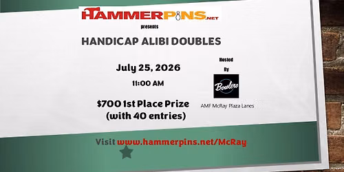 HammerPins Handicap Alibi Doubles