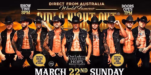 Mar 22nd: New Albany, IN - Girls Night Out\u00ae AUSTRALIA TAKEOVER at Our Lady of Perpetual Hops