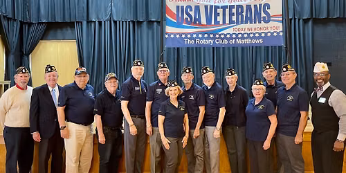 Annual Matthews Rotary Veteran\u2019s Luncheon