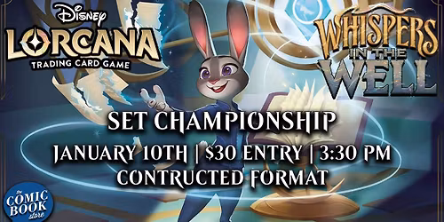Lorcana Whispers in the Well Set Championship