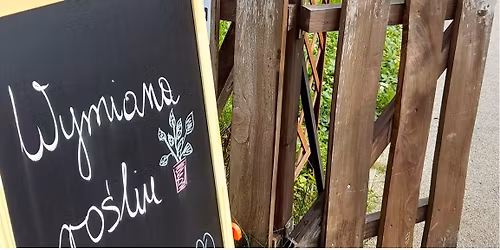 Otwarcie sezonu i wymianka ro\u015blin w Ogrodzie Spo\u0142ecznym Klin\u00f3wka 