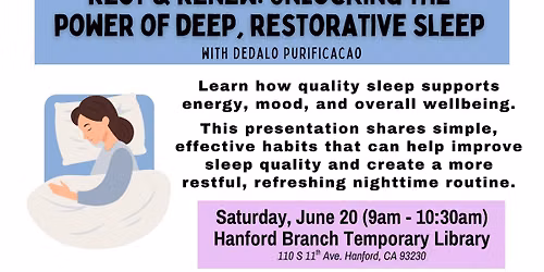 Rest & Renew: Unlocking the Power of Deep, Restorative Sleep
