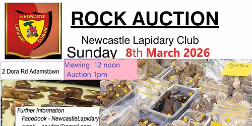 Rock Auction 2026 March in Newcastle