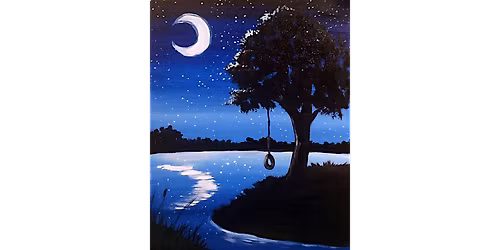 Moonlit River - Paint and Sip in Norfolk | Classpop!\u2122