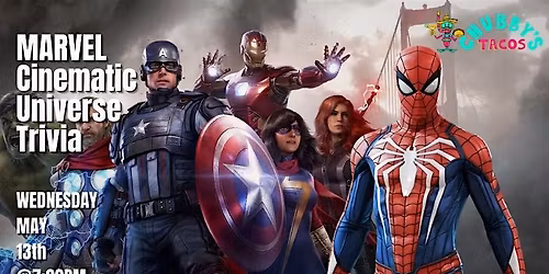 Marvel Cinematic Universe Trivia at Chubby's Tacos Durham