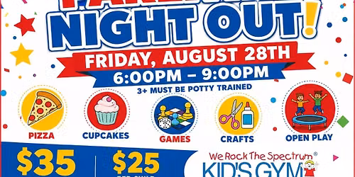 Parent's Night Out at We Rock The Spectrum Kids Gym