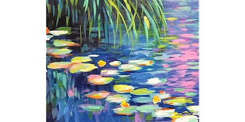Monet\u2019s Water Lilies II - Paint and Sip in Chicago | Classpop!\u2122