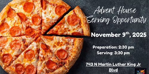 Advent House Serving Opportunity