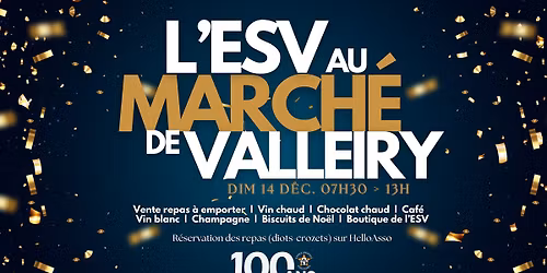 L'ESV au March\u00e9 | Buvette | Repas \u00e0 emporter | Valleiry