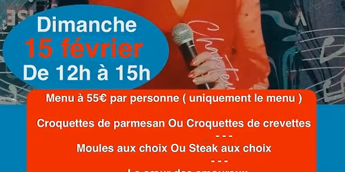 D\u00eener dansant a la Maison de la moule avec notre amie Corinne Lallement (Annie Cordy)\u2764\ufe0fSt-Valentin\u2764\ufe0f