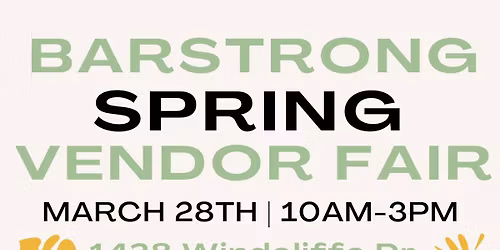BarStrong Spring Vendor Fair