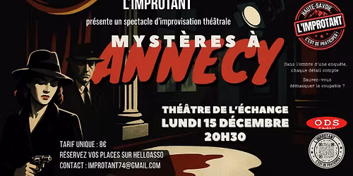 Myst\u00e8res \u00e0 Annecy : Une enqu\u00eate polici\u00e8re improvis\u00e9e