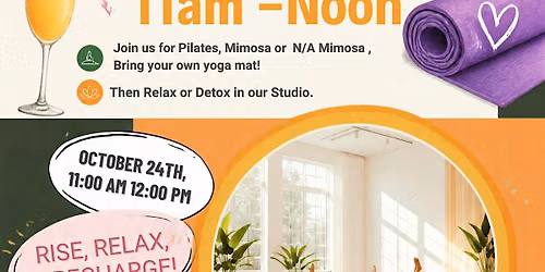 Sip and Stretch w\/ JetSet Pilates and RISE Modern Wellness Lake Oswego