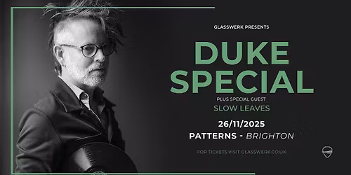 Duke Special @ Patterns, Brighton