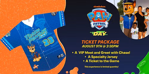 Paw Patrol Day & Jersey Auction - August 9