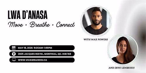 Lwa D\u2019Anasa: Animal Flow, Breathwork, Yoga & Caca