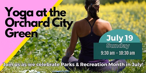 Yoga at the Orchard City Green