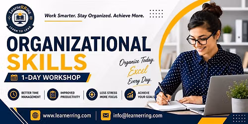 Organizational Skills 1-Day Workshop| New York