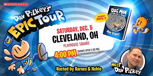Barnes & Noble Presents: Dog Man Creator Dav Pilkey\u2019s Epic Tour!