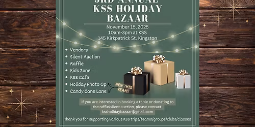 KSS Holiday Bazaar 2025